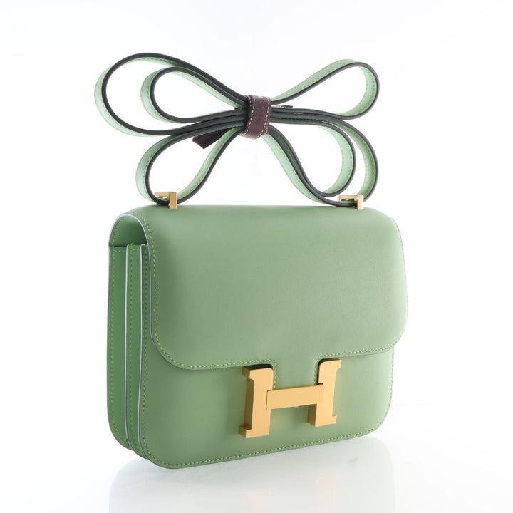 Hermes Vert Criquet Swift Constance 18