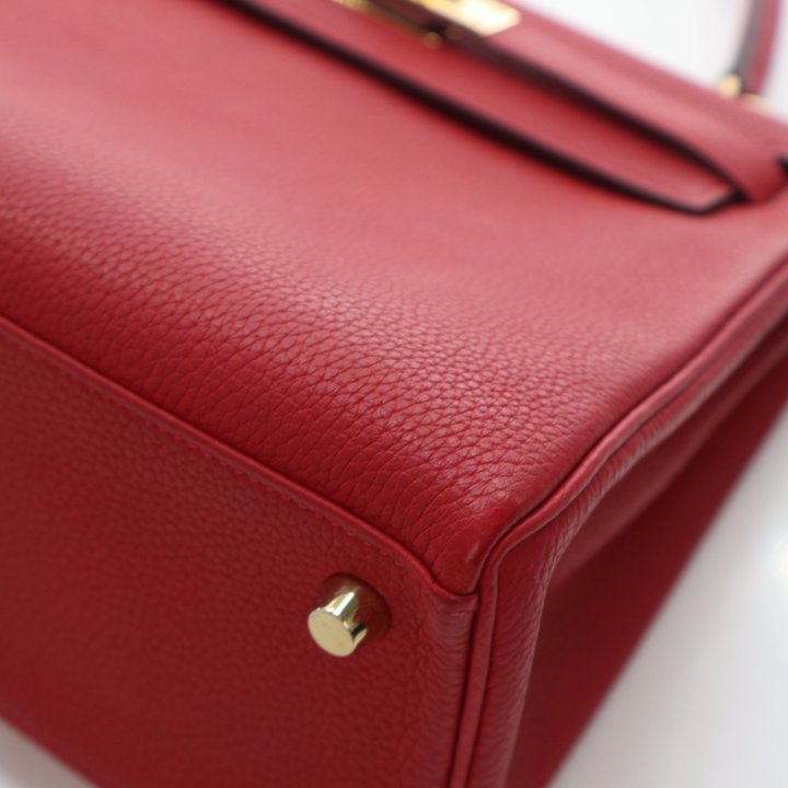 Hermes Rouge Casaque Togo Kelly 25, photo 8 of 20