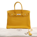 Hermes Jaune Ambre Togo Bir...