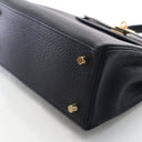 Hermes Noir Togo Lizard Tou...