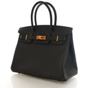 Hermes Noir Epsom Birkin 30
