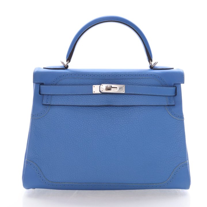 Hermes Blue Paradise Clemence Ghilles Kelly 32