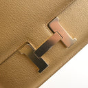 Hermes Bronze Dore Chevre C...