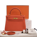 Hermes Orange Poppy Togo Re...