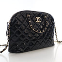 Chanel Small Patent CC Dome...