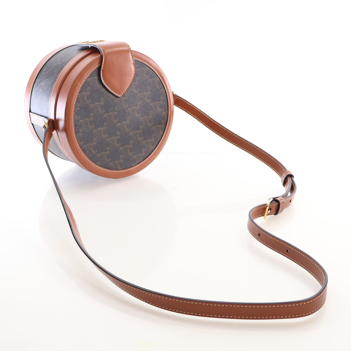 Celine Medium Canvas Triomphe Tambour, photo 10 of 17