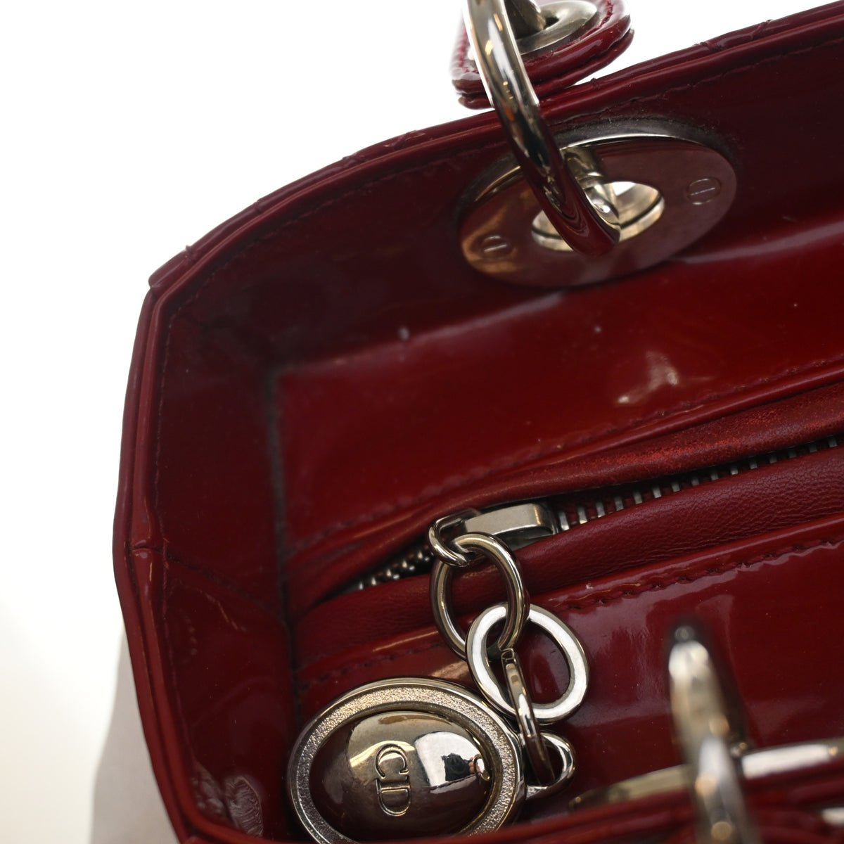 Christian Dior Medium Patent Lady Dior, photo 14 of 15