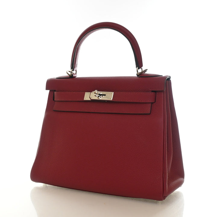 Hermès Rouge Grenat Togo Kelly 28
