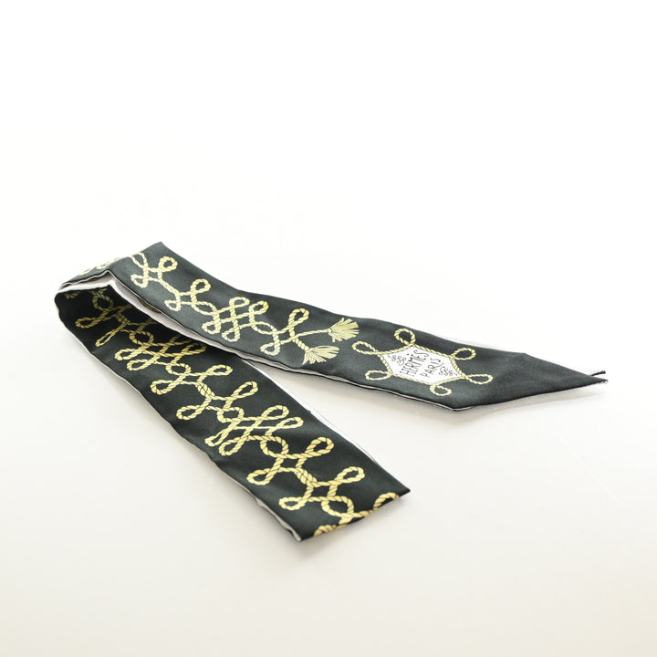 Hermes Galons Et Brandebourg Silk Twilly