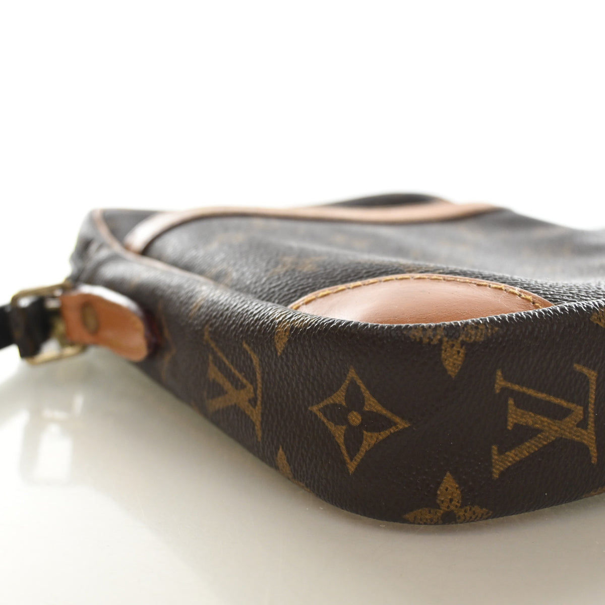 Vintage Louis Vuitton Monogram Danube Bag, side profile
