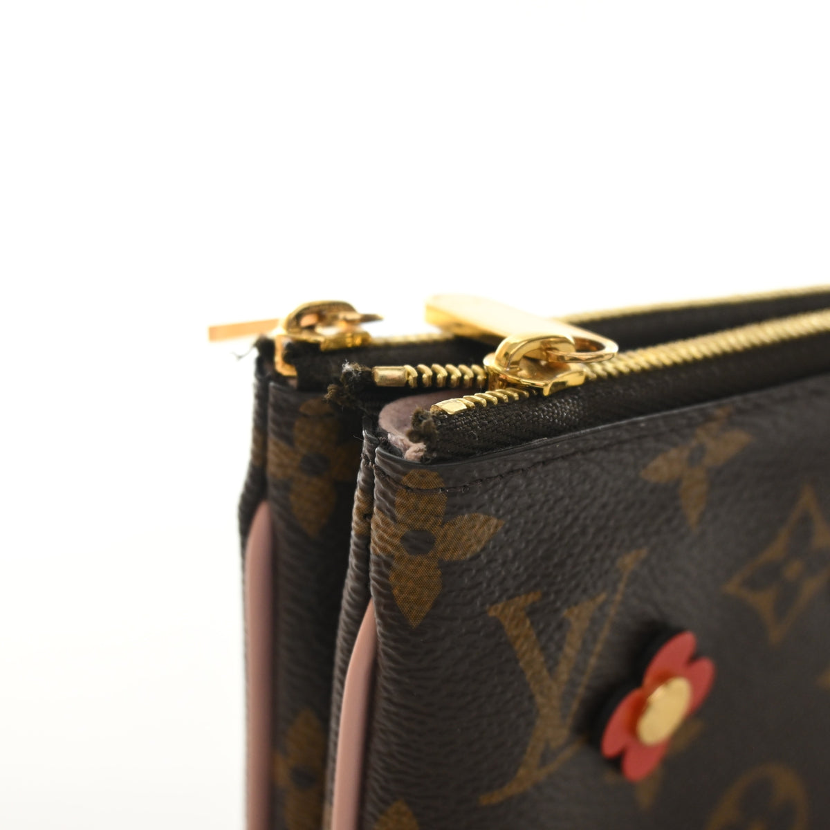 Louis Vuitton Monogram Blooming Flowers Double Zip Pochette, photo 12 of 14