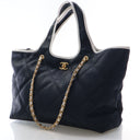 Chanel Large Raffia Coco Be...