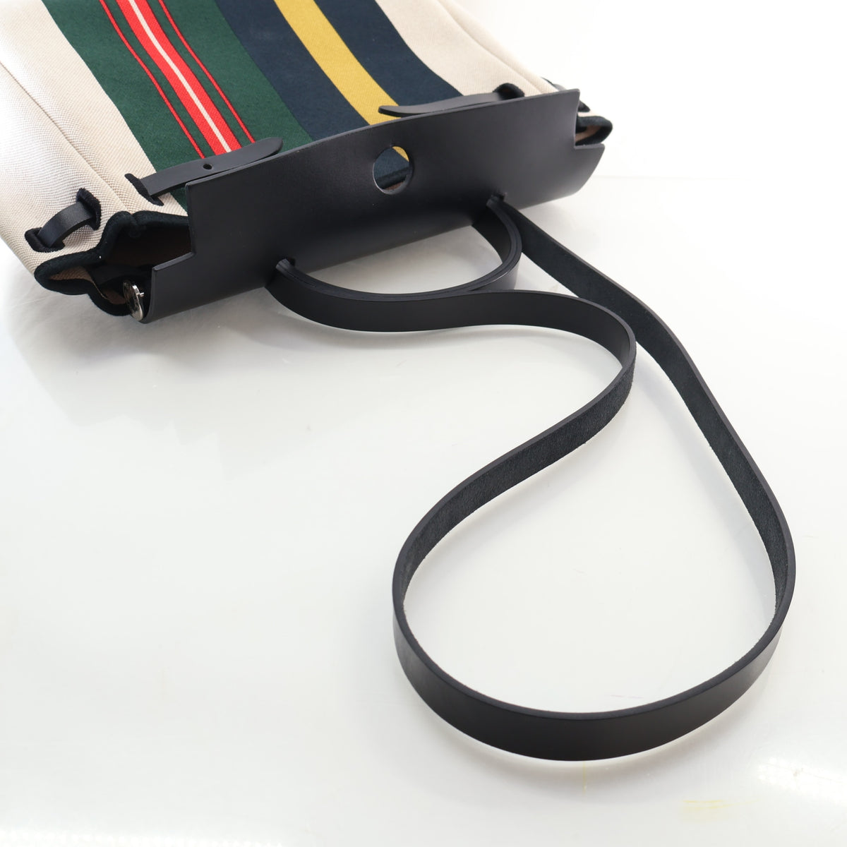 Hermes Canvas Rayures d'Equipage Herbag Zip 31, photo 10 of 19