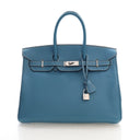Hermes Blue Jean Togo Birki...
