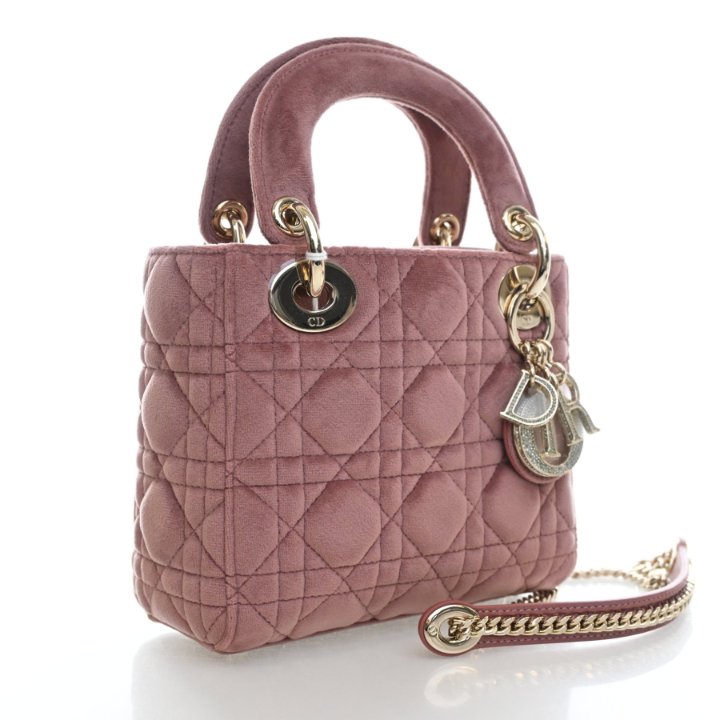 Christian Dior Mini Velvet Lady Dior