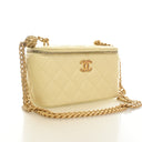 Chanel Small Lambskin Pearl...