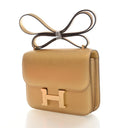 Hermes Bronze Dore Chevre C...