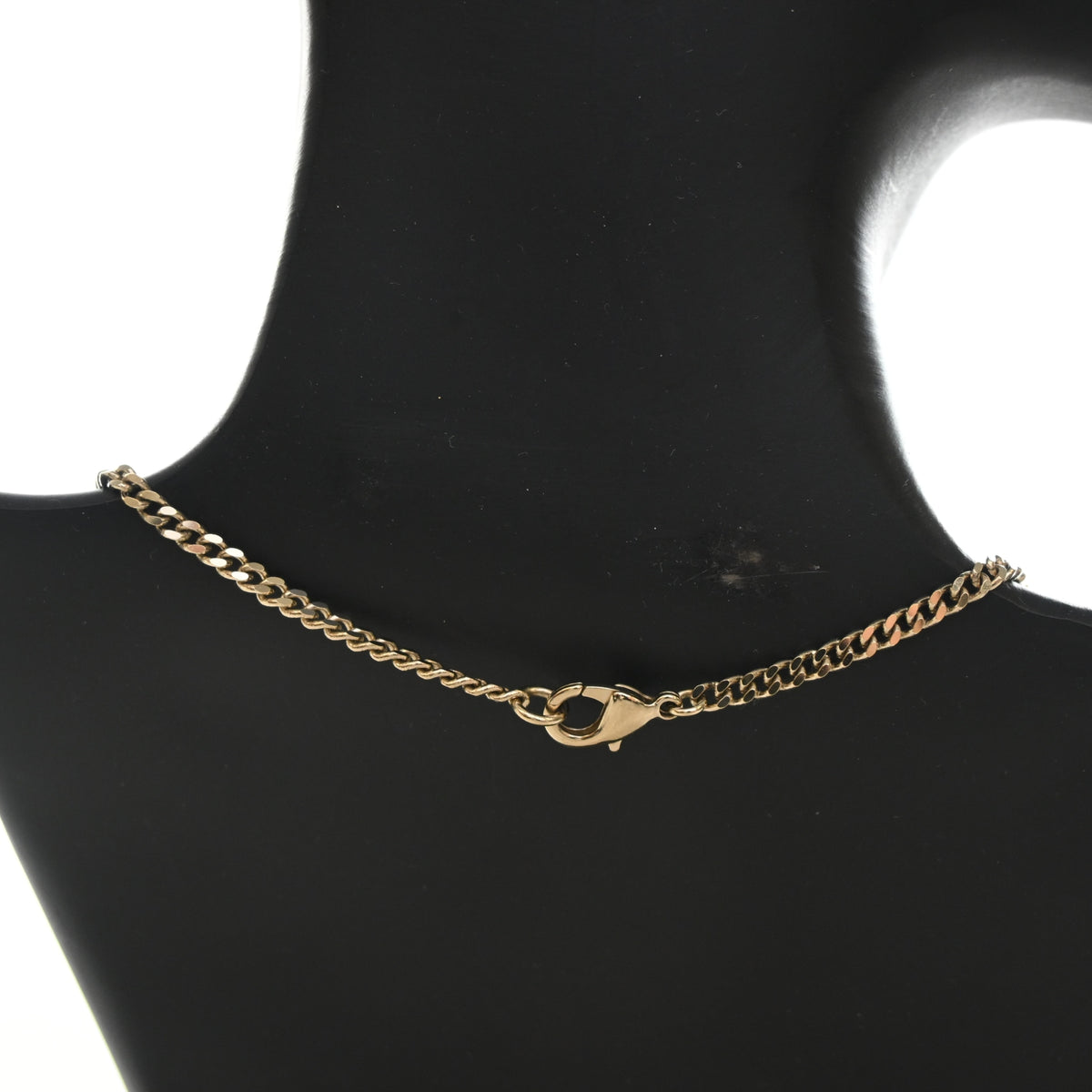 Chanel Crystal Dog Tag Charm Necklace, photo 8 of 10