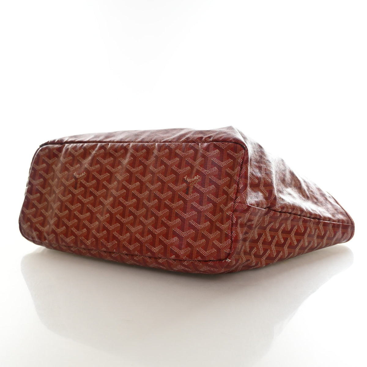 Pre-Owned Goyard PM Goyardine St. Louis, base and feet view, photo 6 of 23