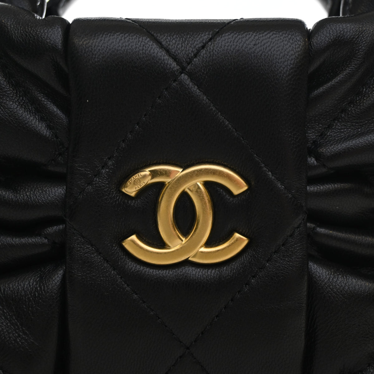 Chanel Mini Lambskin Bow Clutch With Chain, photo 4 of 13