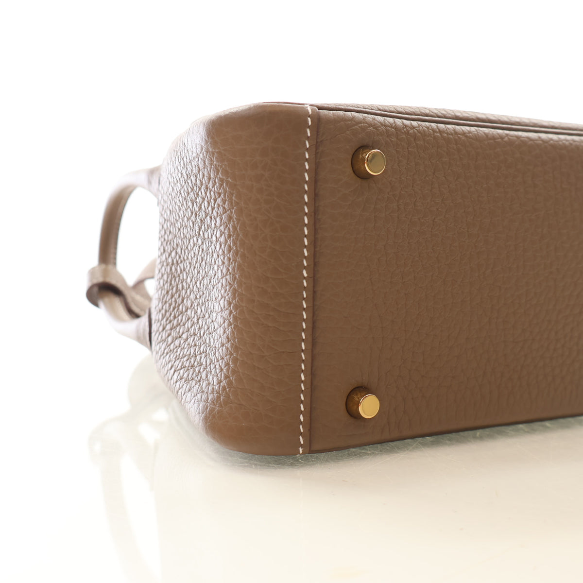 Hermes Etoupe Clemence Mini Lindy 20, photo 6 of 15