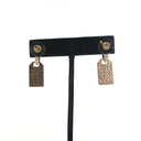 Chanel CC Dog Tag Drop Earr...