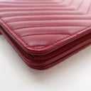 Chanel Lambskin Chevron Wal...