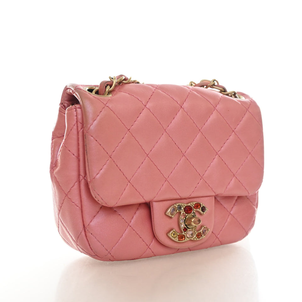 Chanel Mini Calfskin Precious Jewels Flap Bag