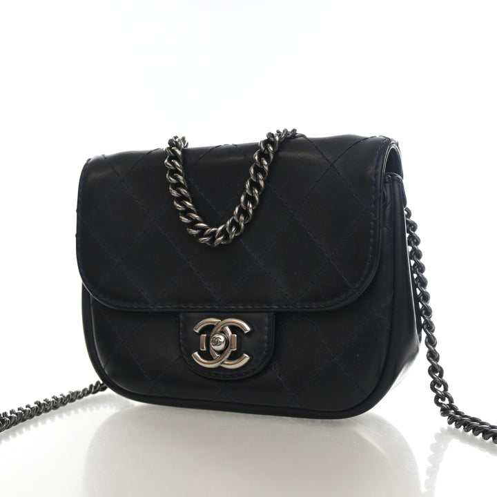 Chanel Small Calfskin Stitch CC Flap