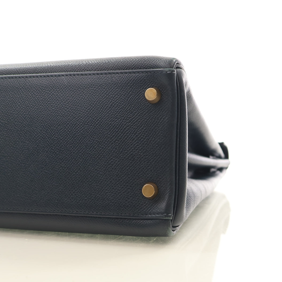 Hermes Vintage Bleu Marine Courchevel Kelly 32, photo 8 of 23