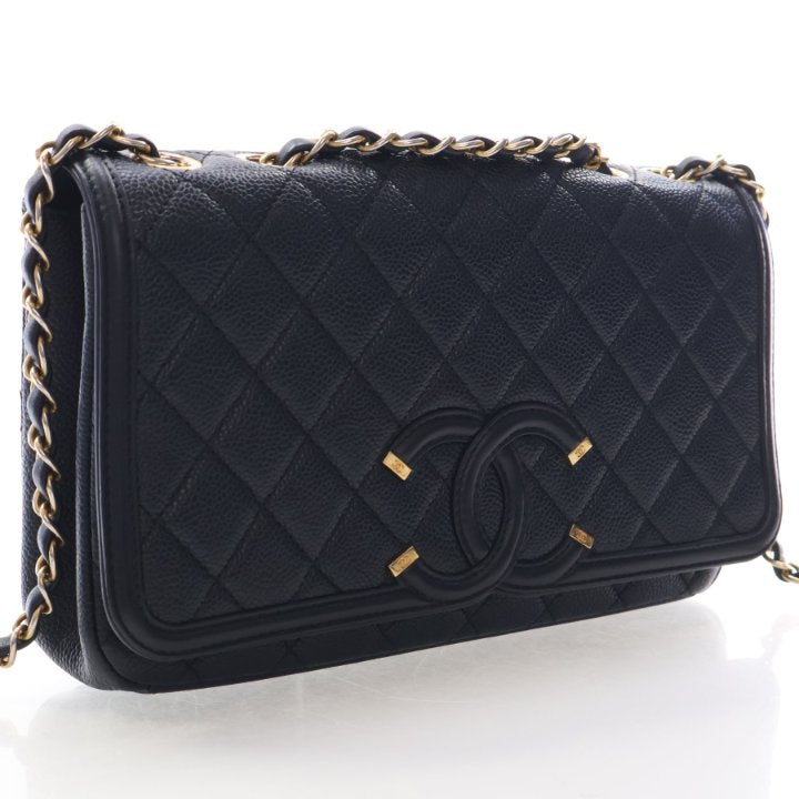 Chanel Medium Caviar Filigree Flap Bag, photo 2 of 16