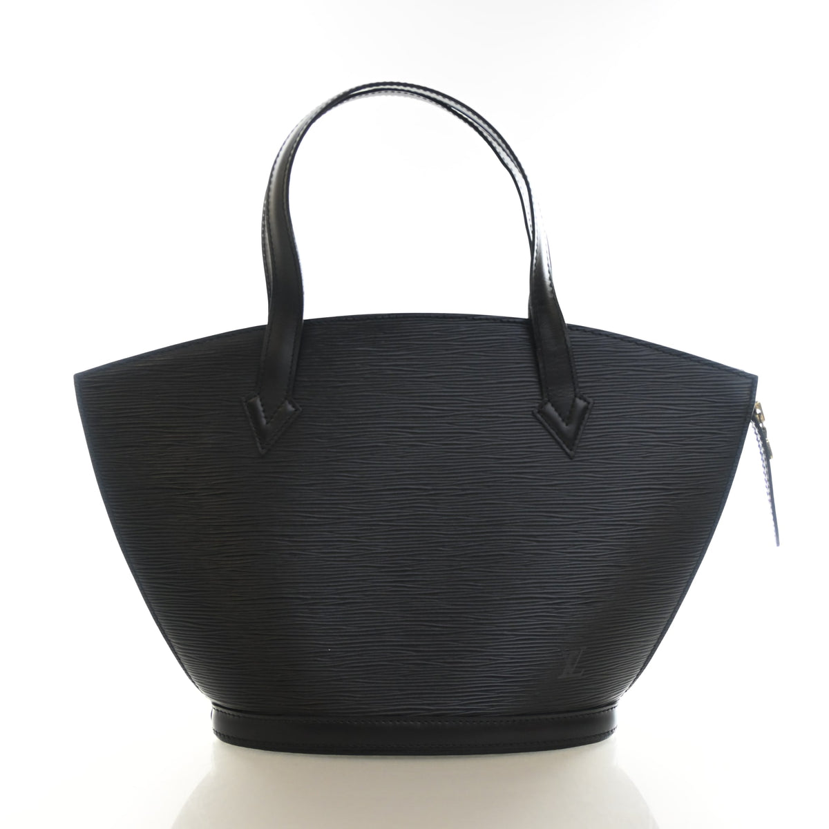 Pre-Owned Louis Vuitton PM Epi Saint Jacques, front view, authenticated at Luxe Du Jour