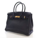 Hermes Noir Togo Birkin 3 i...