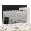Chanel Jumbo Caviar Classic...