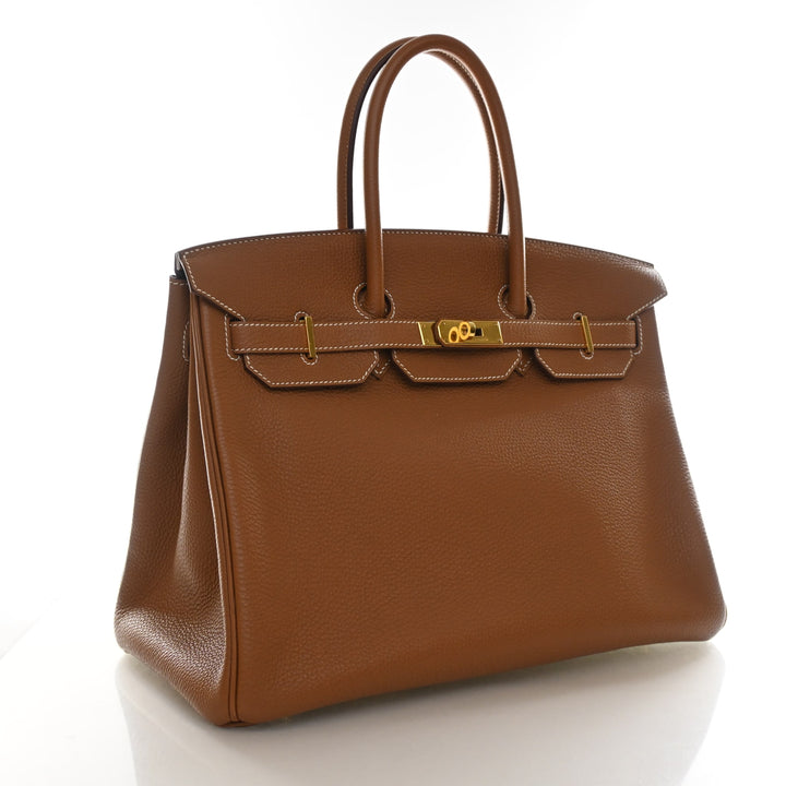 Hermes Gold Togo Birkin 35