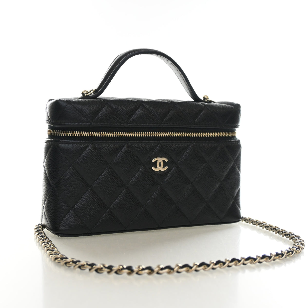 Chanel Small Caviar Slim Vanity Top Handle With Chain, photo 2 of 17