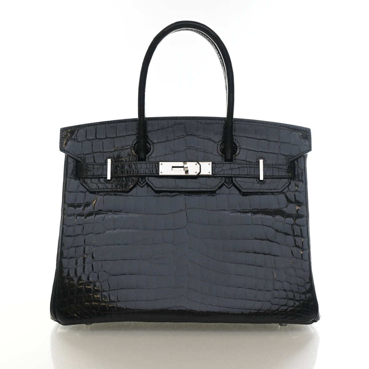 Hermes Noir Crocodile Birkin 30, photo 1 of 24