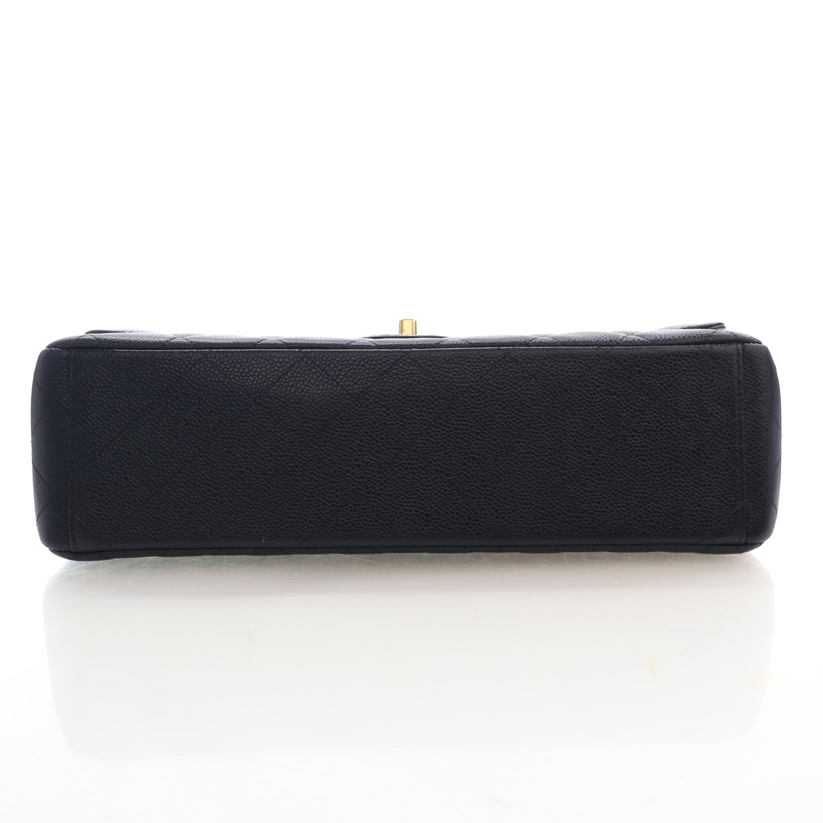 Pre-Owned Chanel Classic Double Flap Maxi Caviar Leather Bag, base view, photo 9 of 17