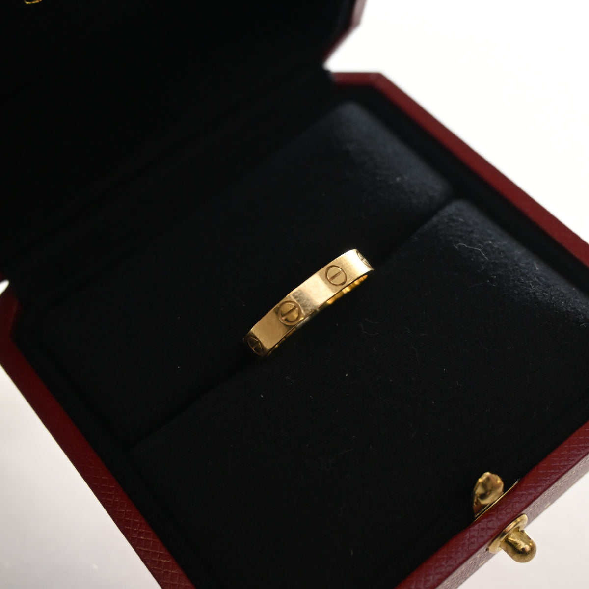 Cartier 18K Yellow Gold Small Model Love Ring Sz 54, photo 6 of 7