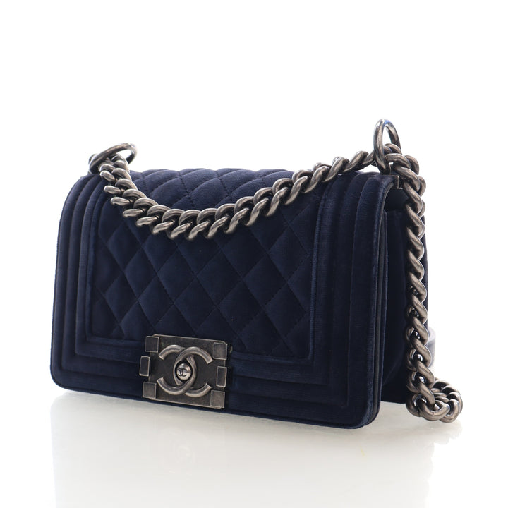 Chanel Small Velvet Boy Bag