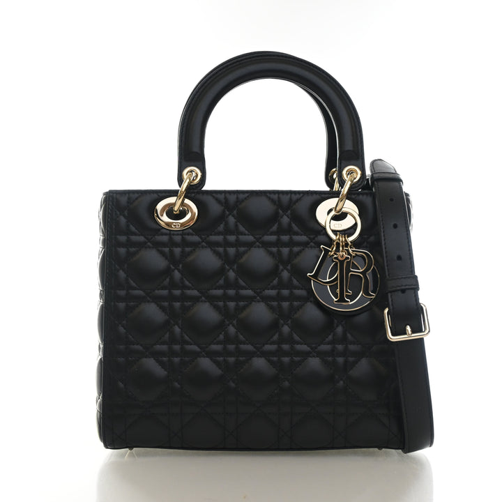 Christian Dior Medium Lambskin Lady Dior