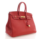 Hermes Rouge Casaque Togo B...