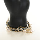 Chanel Pearl CC Charm Bracelet