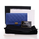 Chanel Blue Lambskin Boy Wa...