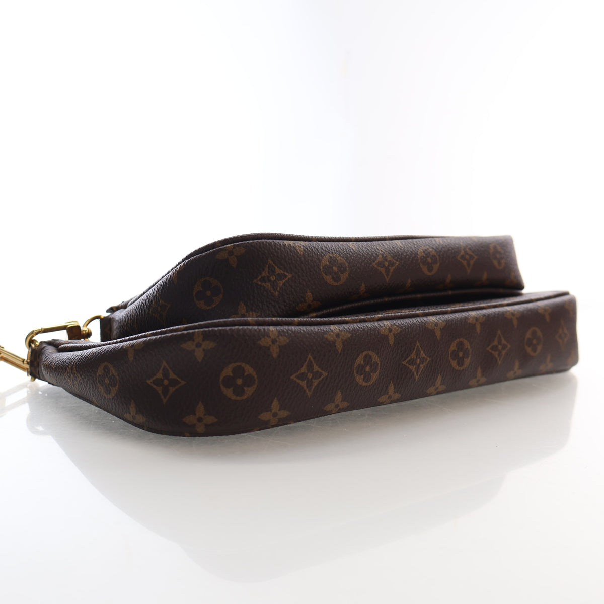 Pre-Owned Louis Vuitton Pochette Canvas Monogram Multi Bag, side profile