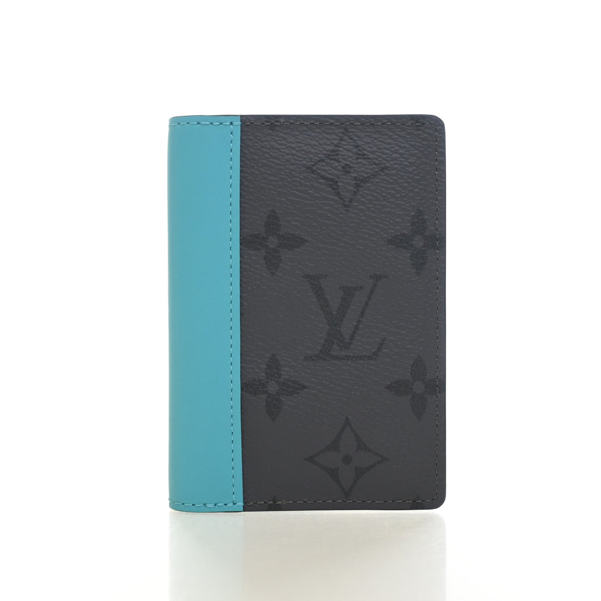 Pre-Owned Louis Vuitton Monogram Eclipse Pocket Organizer, front view