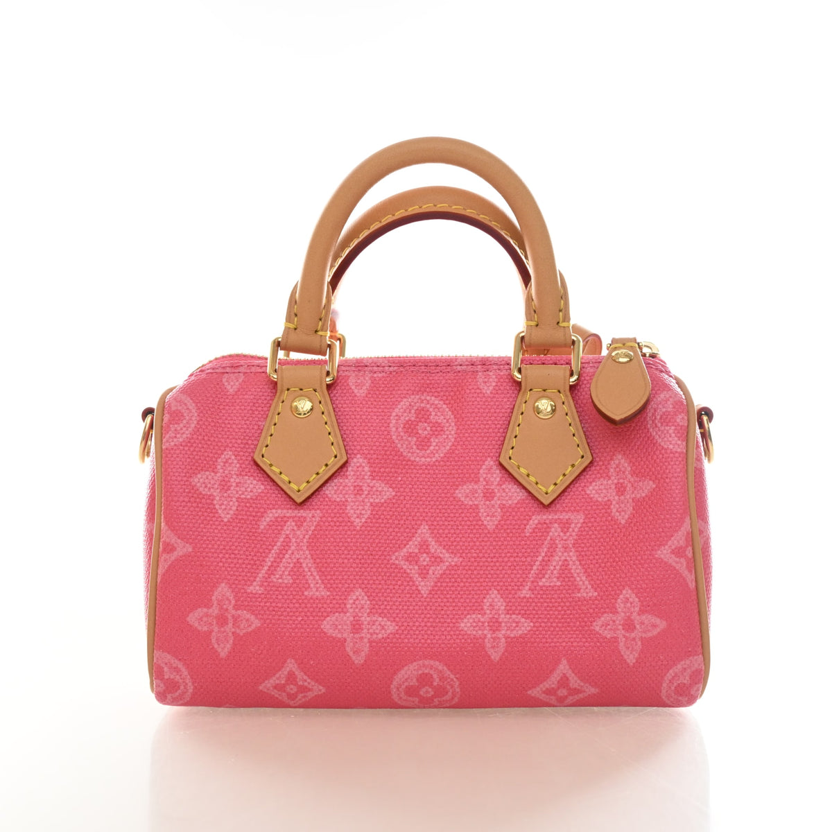 Pre-Owned Louis Vuitton Nano Speedy Monogram Origine Lin, front view, photo 12 of 14