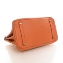 Hermes Orange H Clemence Bi...