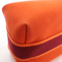 Hermes Orange Feu Toile Bri...