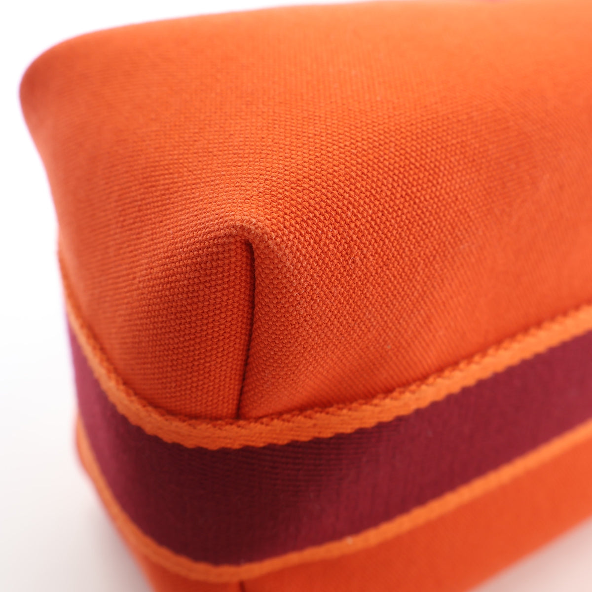 Hermes Orange Feu Toile Bride-A-Brac Case Small Model, photo 5 of 17